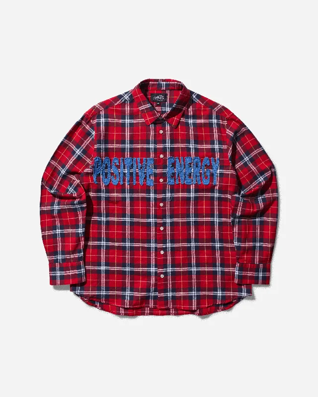 Men's Skinny-Fit Shirts for a Trendy LookMen's Positive Energy Shirt Red