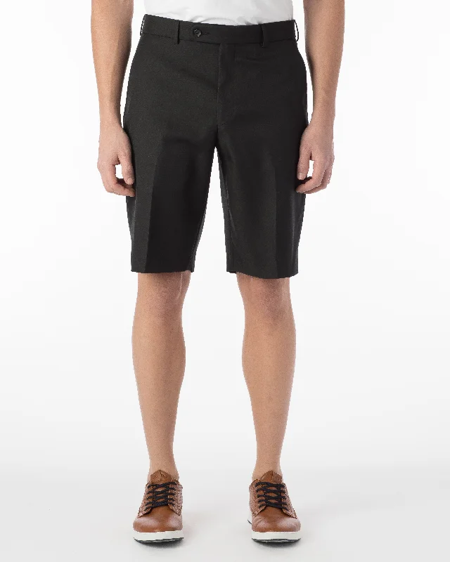 Breathable Men's Athletic ShortsBallin Short- Nash Micro Nano Perf Gab - Black