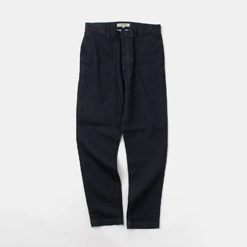 Casual Ripped Men's JeansFOB FACTORY / F0527 Relax trousers