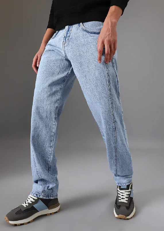 Modern Men's JeansBreeze Blue Straight Fit Denim