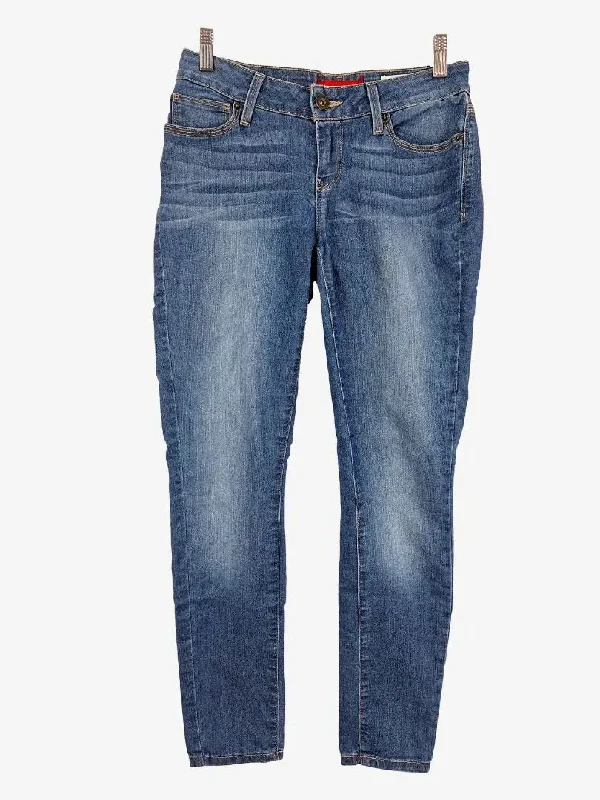 Slim-Fit Men's JeansGuess Medium Rise Curvy Skinny Light Denim Jeans Size 10