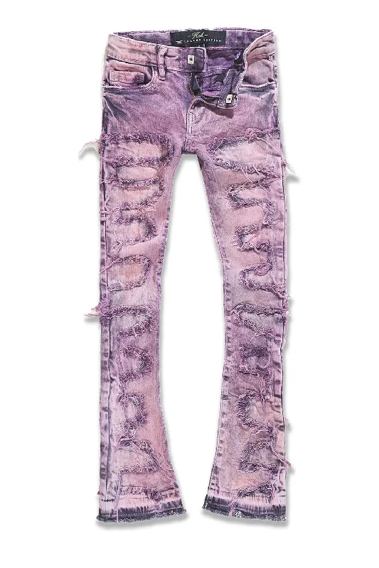 Hipster Men's JeansKids Stacked Oasis Denim (Blush)