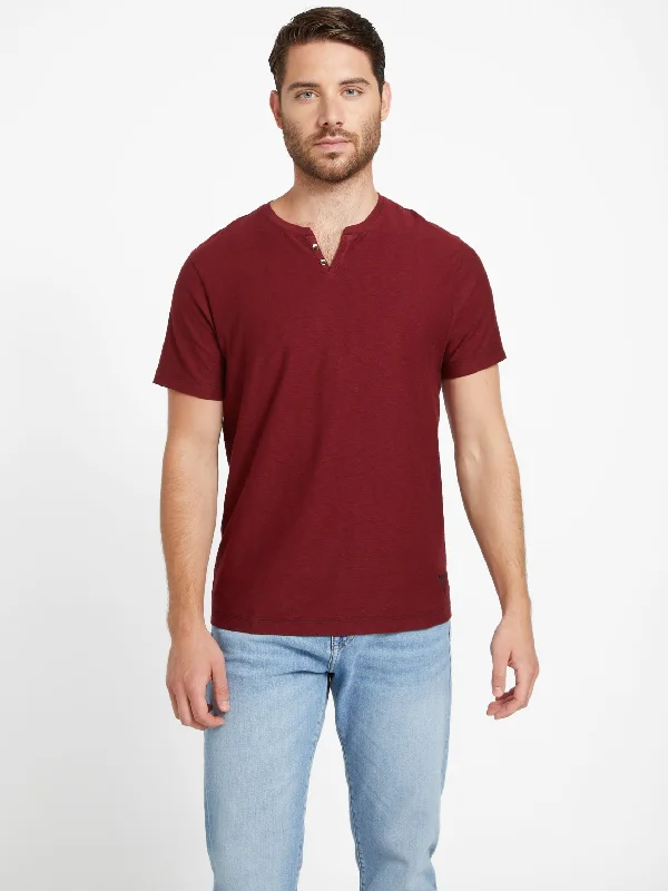 Patterned Men's Fair Isle SweatersEco Ricky Split Tee