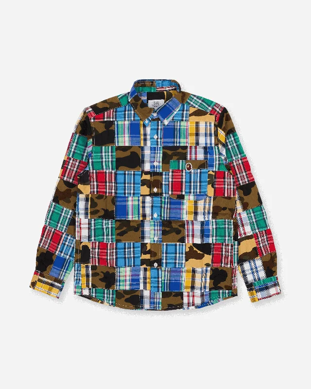 Men's Layering Shirts for Seasonal TransitionsMen's Patchwork Shirts Multicolor