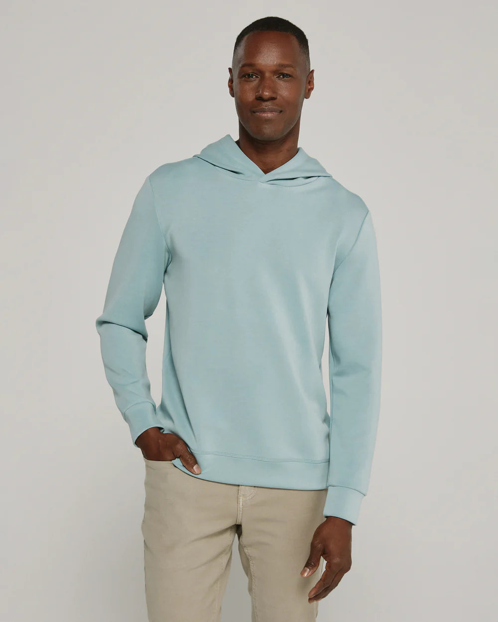 Stylish Men's Biker JacketsREV™ Hoodie - Seafoam
