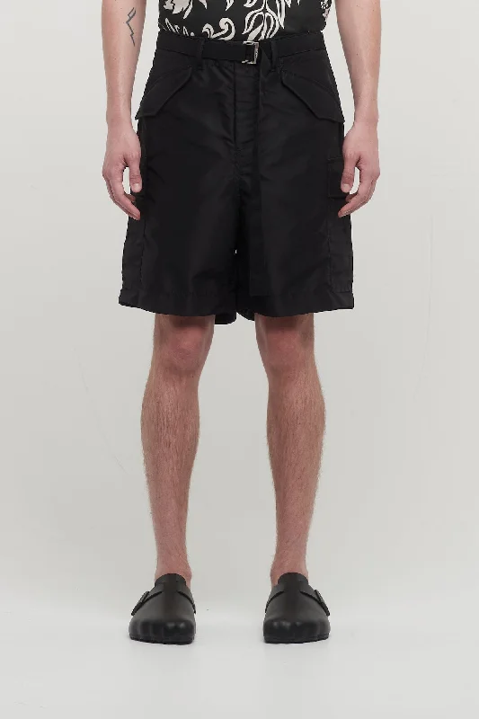 Men's Pants with Pleated FrontsSacai Nylon Twill Shorts