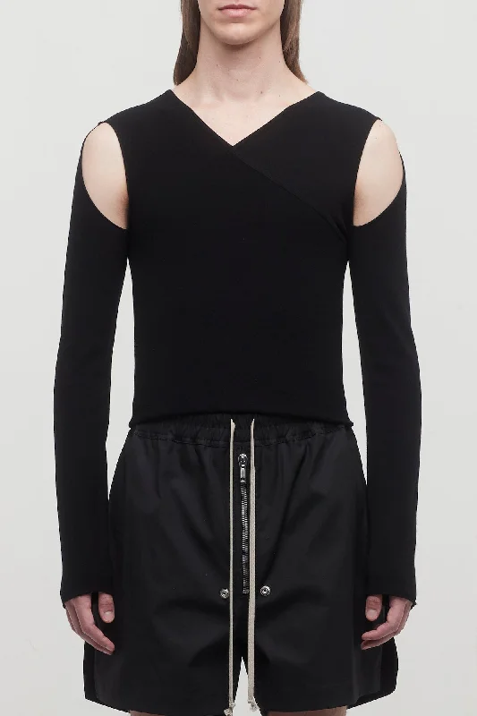 Stylish Men's Cargo PantsRick Owens Banana Ziggy Top in Black