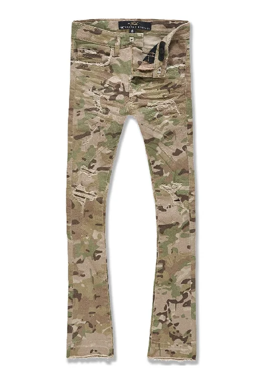 Affordable Designer Men's JeansKids Stacked Tribeca Twill Pants (Camo 2.0)