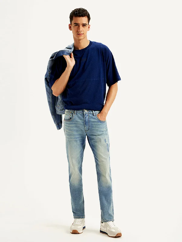 Men's Jeans with Stretch FabricMen's 512 Slim Tapered Light Blue Jeans