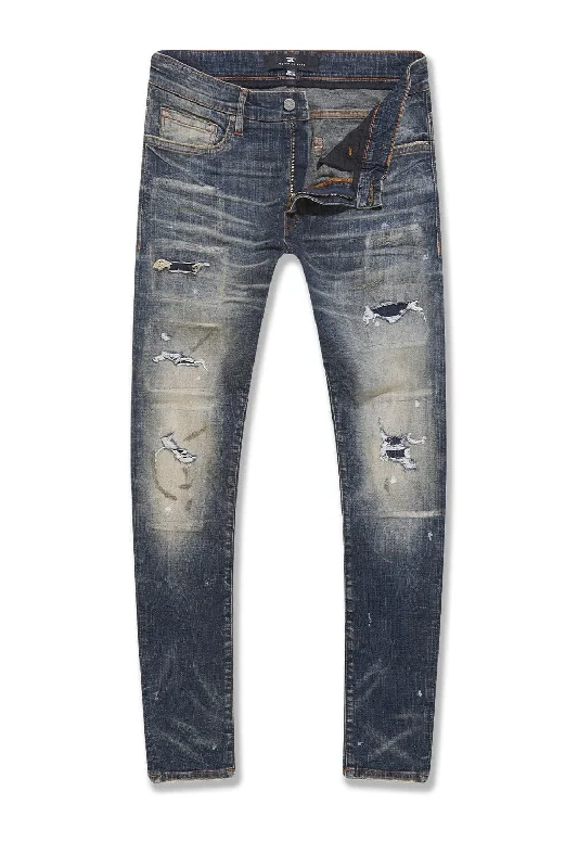 Flexible Stretch Men's JeansBig Men's Sean Dimensional Denim (Desert Storm)