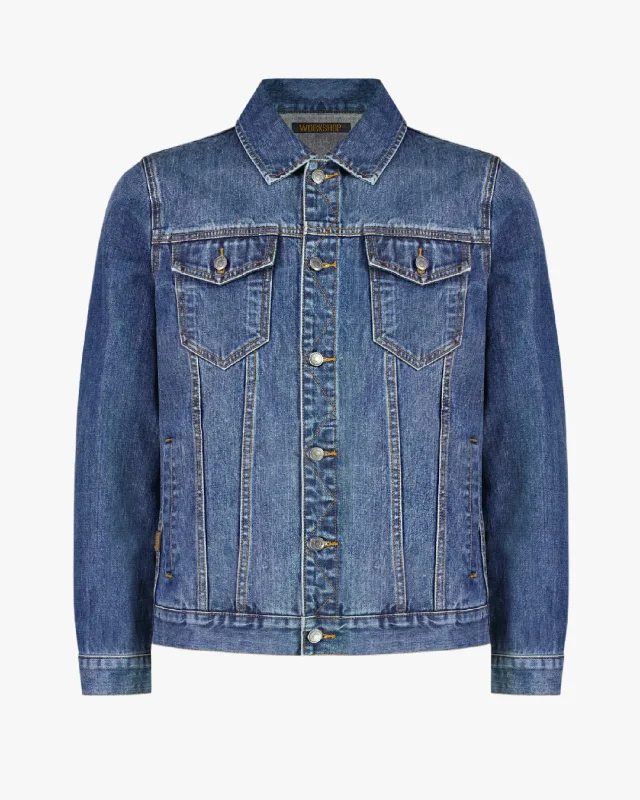 Men's Coats with Breathable FabricClassic Denim Jacket