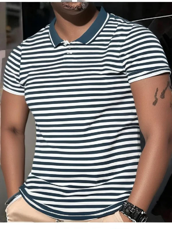 Comfortable Men's Cotton SweatersMack Jonney Men's Striped Cotton Rich Polo T Shirt | Collar Tshirts | Half Sleeves | Stripe-Regular Fit Comfortable Men's Cotton SweatersMack Jonney Men's Striped Cotton Rich Polo T Shirt | Collar Tshirts | Half Sleeves | Stripe-Regular Fit