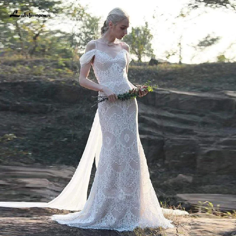 women's unique dressesRoycebridal Lace Mermaid Wedding Dress Elegant Bridal
