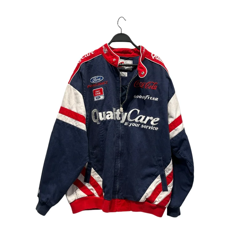 Inexpensive Men's JeansVintage/Windbreaker/XL/Denim/NVY/All Over Print/VINTAGE FORD RACING JKT AOP