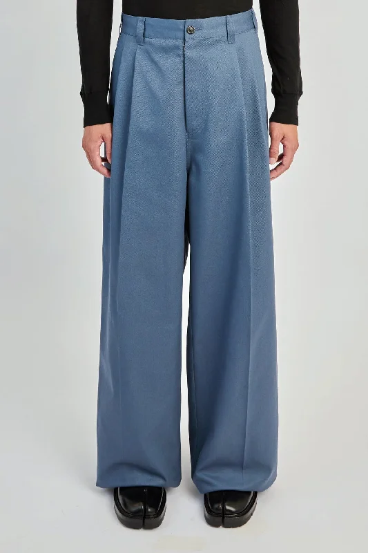 Men's Low-Waisted Pants for a Casual VibeMaison Margiela Tailored Pants in Light Blue Men's Low-Waisted Pants for a Casual VibeMaison Margiela Tailored Pants in Light Blue