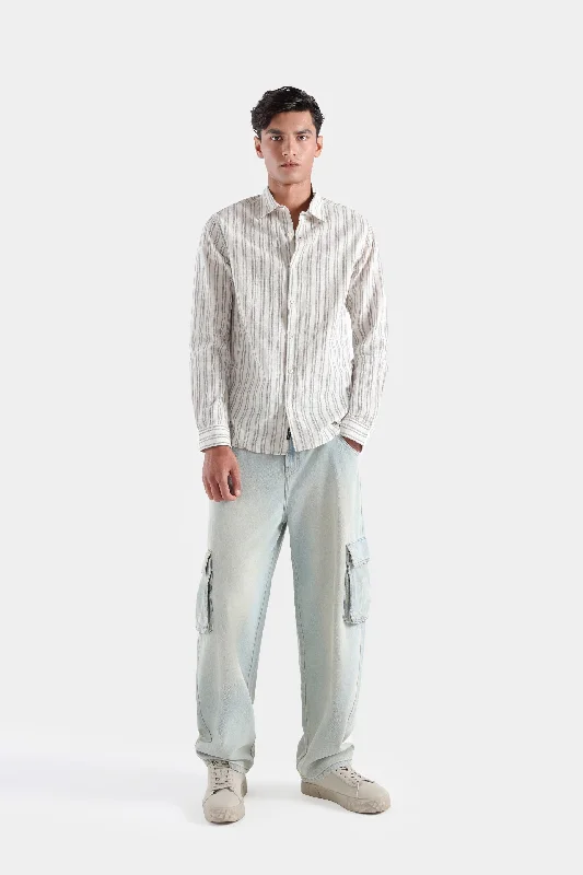 Men's Camouflage Shirts for an Outdoor AppealVertical Striped Shirt