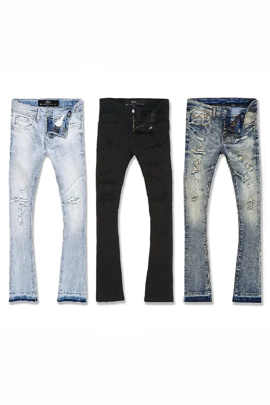 Jeans for Men with a Curvy BodyKids Stacked Denim 3 Pack Bundle