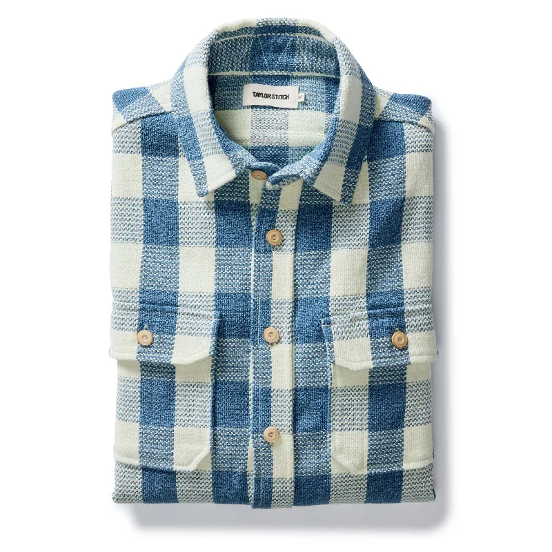 Men's Tailored Shirts for a Sharp AppearanceThe Division Shirt in Washed Indigo Check Men's Tailored Shirts for a Sharp AppearanceThe Division Shirt in Washed Indigo Check