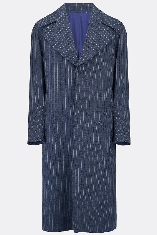 Men's Coats Made in ItalyCAGNEY COAT IN BLUE STRIPE