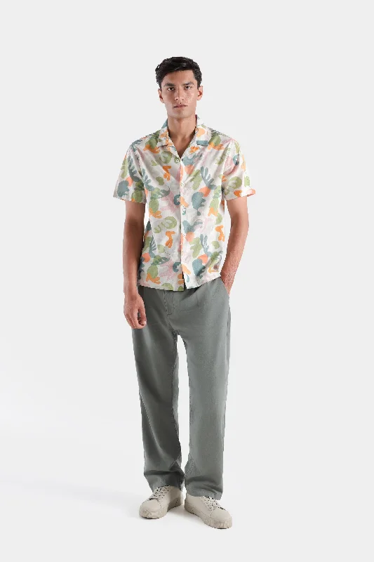 Men's Tab-Collar Shirts for a Crisp LookAll Over Printed Shirt