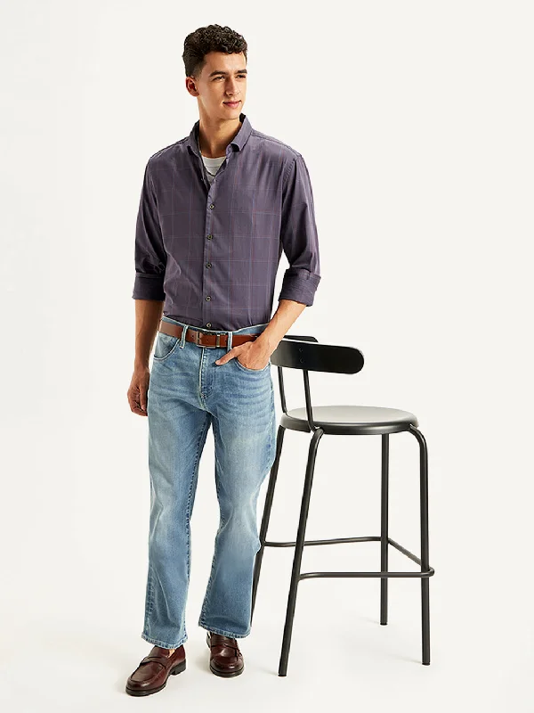 Relaxed-Fit Men's JeansMen's 527 Slim Bootcut Fit Blue Jeans