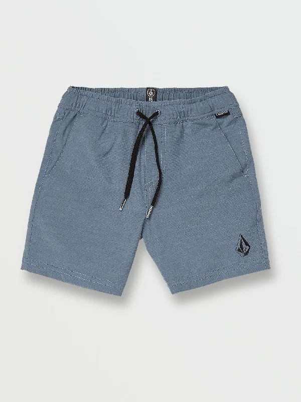 Men's Pants with Elastic CuffsLittle Boys Understoned Elastic Waist Hybrid Shorts - Slate Blue Men's Pants with Elastic CuffsLittle Boys Understoned Elastic Waist Hybrid Shorts - Slate Blue
