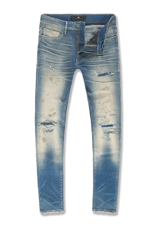 Elegant Straight-Leg Men's JeansBig Men's Sean Heartbreak Denim (Sunrise)