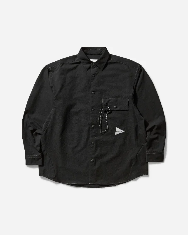 Men's Solid-Color Block Shirts for a Bold StatementMen's Dry Breathable Longsleeve Shirt Black