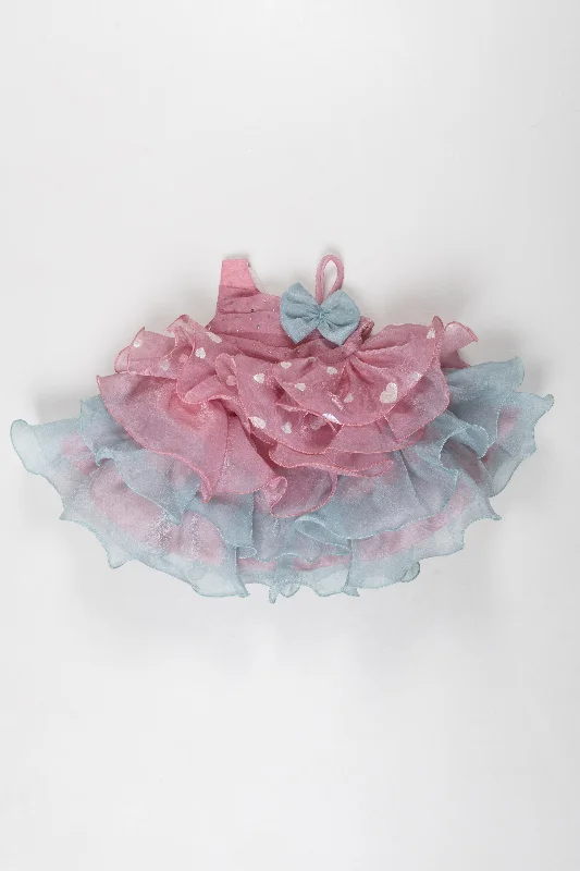 Velveteen DressHeartfelt Whispers Tulle Party Frock: Where Whimsy Meets Grace