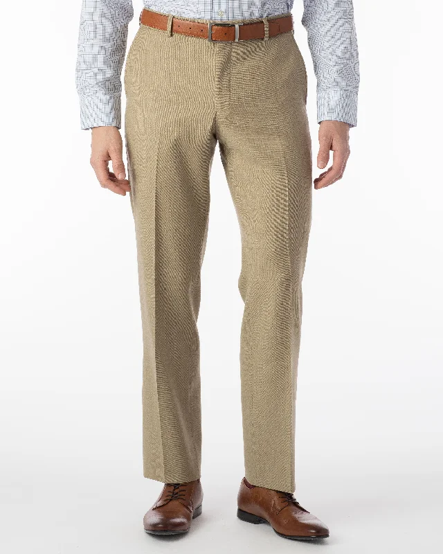 Breathable Men's Athletic ShortsBallin Pants - Soho Super 120's Sharkskin - Camel