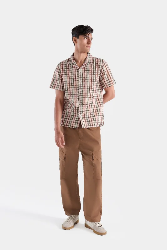 Men's Versatile Dress Shirts for Multiple OccasionsCheckered Shirt