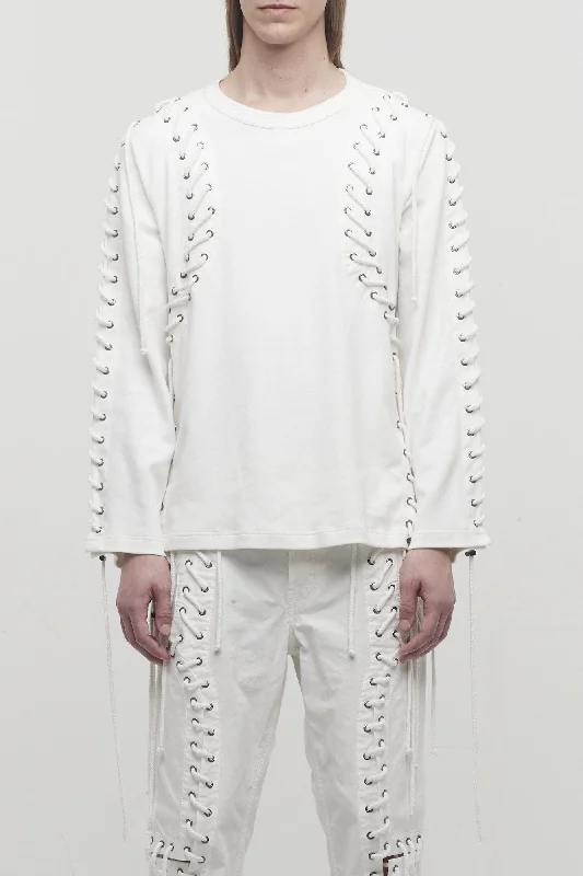 Men's Pants with Shallow PocketsCraig Green Deconstructed Laced Smock