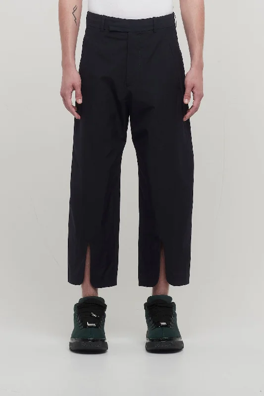 Men's Tapered Pants for a Slimming EffectCraig Green Split Hem Trouser in Navy