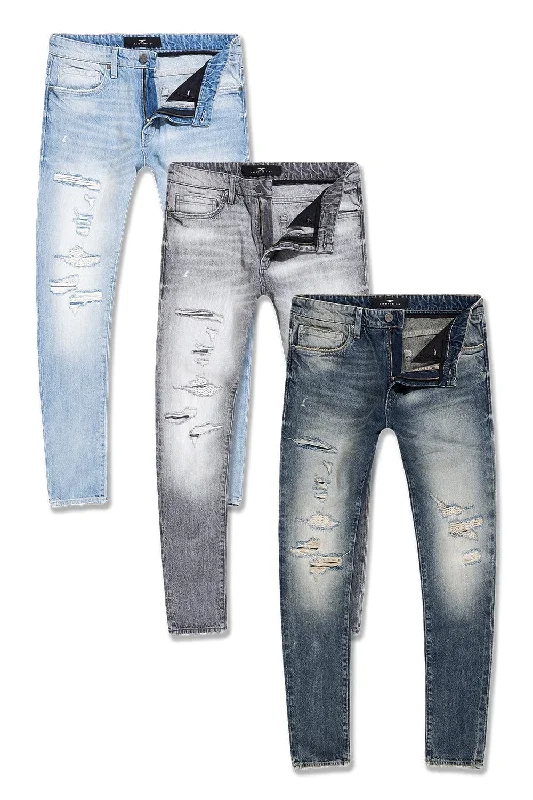 Premium Quality Men's Jeans for Every OccasionAaron Chill Guy Denim 3 Pack