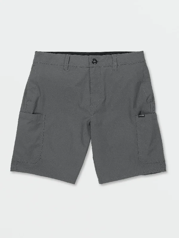 Men's Patterned Pants with Camouflage PrintsMalahine Hybrid Shorts - Asphalt Black