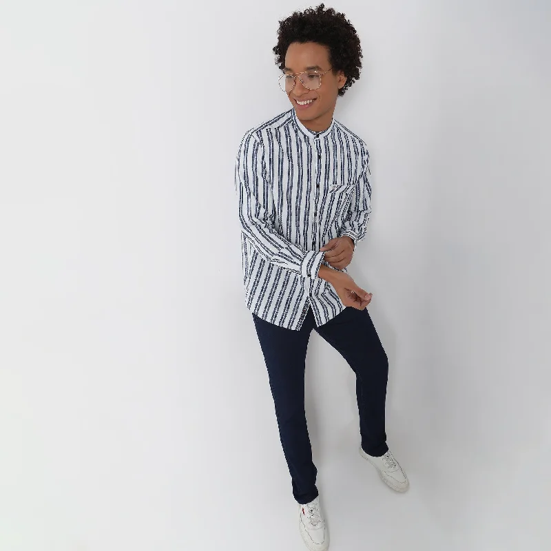 Men's Custom Dress Shirts for a Personalized FitRegular Fit Striped Shirt