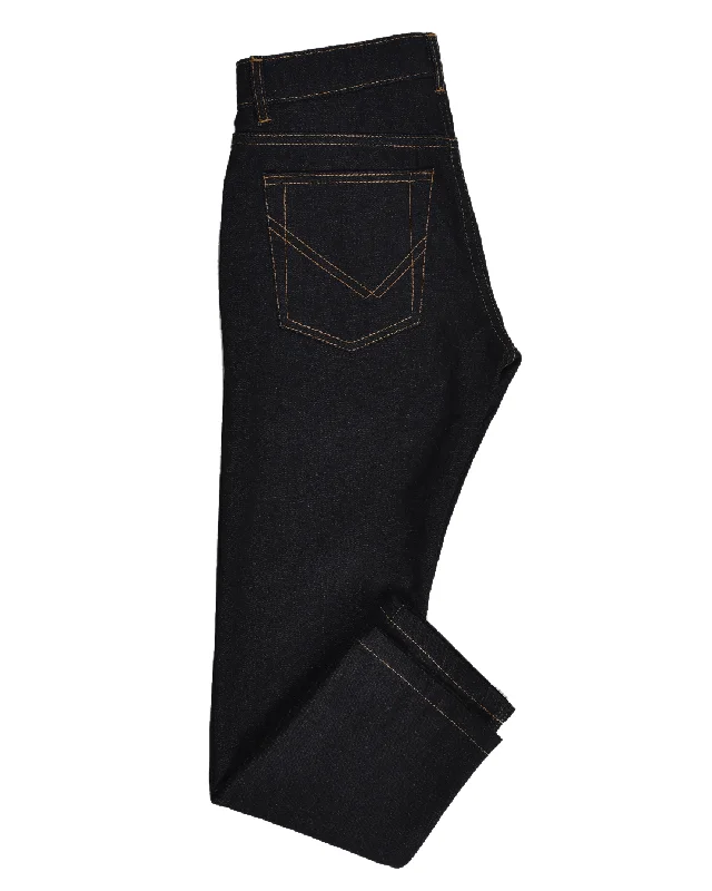 Baggy Men's JeansEZS Dark Indigo Jeans
