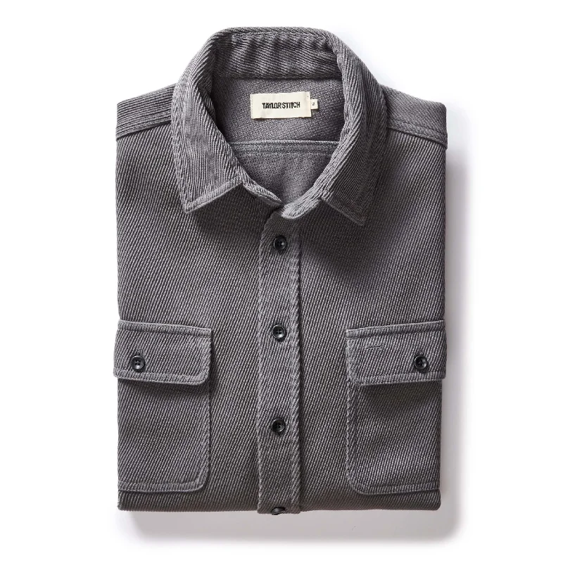 Men's Patterned Button-Down Shirts for Added InterestThe Ledge Shirt in Shale Twill