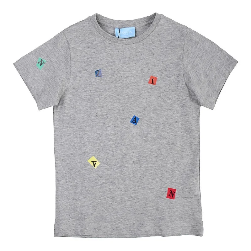 Men's Sweaters with Contrast TrimGray Shapes Graphic T-Shirt