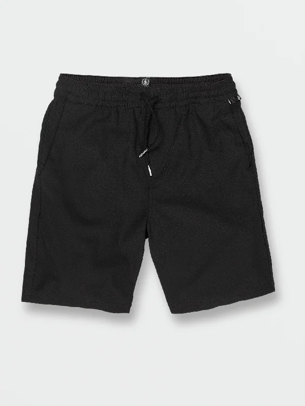 Men's Patterned Pants with Geometric DesignsBig Boys Frickin Elastic Waist Cross Shred Hybrid Shorts - Black Men's Patterned Pants with Geometric DesignsBig Boys Frickin Elastic Waist Cross Shred Hybrid Shorts - Black