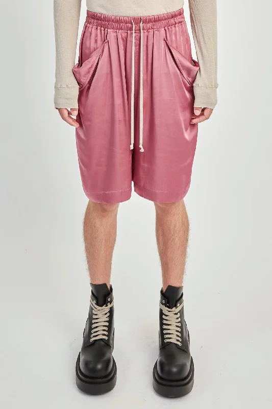 Men's Pants with Logo EmbossmentsRick Owens Lido Boxers in Thulian