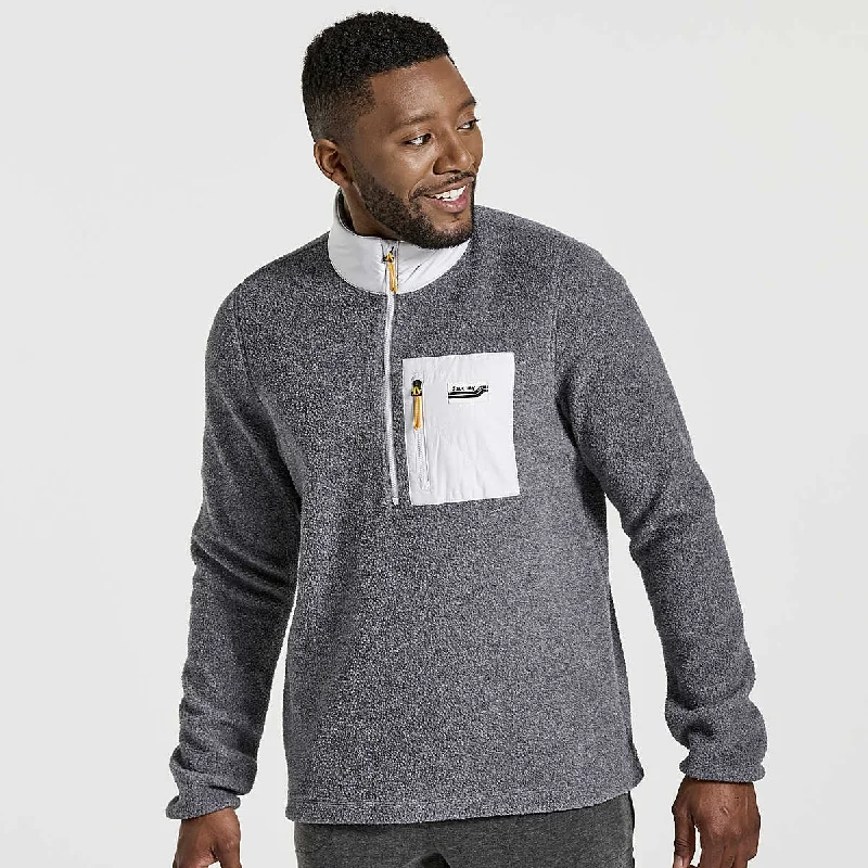 Functional Men's Ski JacketsMen's Saucony Rested Sherpa 1/4 Zip