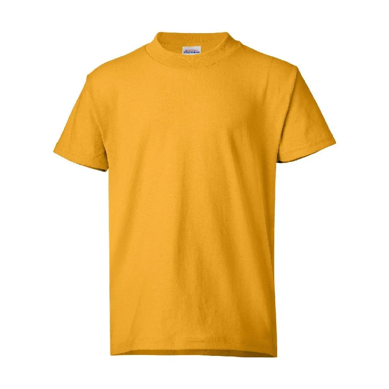 Men's Sweaters with Roll-Neck DesignsHanes Ecosmart Youth T-Shirt