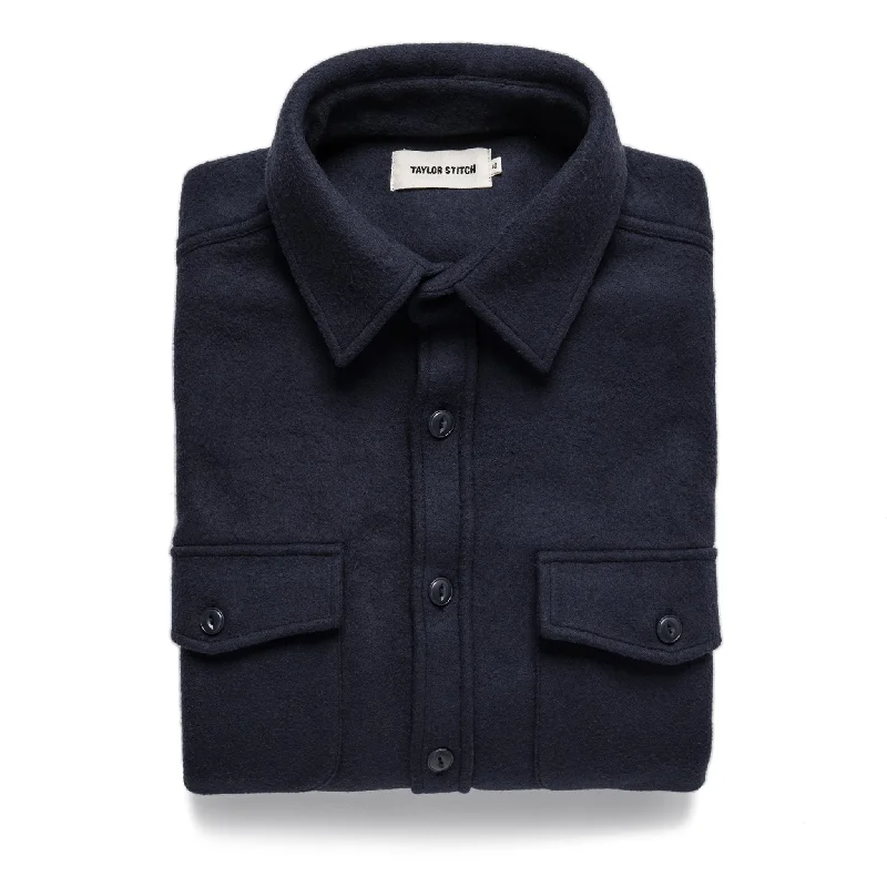 Men's Coats for SnowboardingThe Maritime Shirt Jacket in Navy