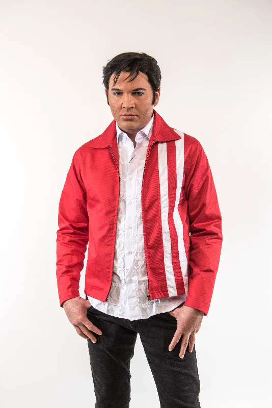 Practical Men's RaincoatsSpeedway Jacket - Red