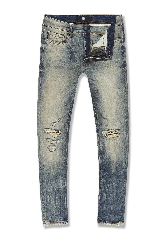 Elegant Straight-Leg Men's JeansBig Men's Sean Attitude Denim (Vintage)