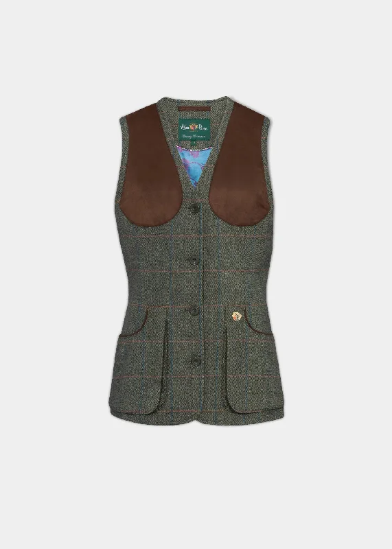 Men's Formal Trousers for BusinessCombrook Ladies Tweed Shooting Waistcoat In Spruce - Regular Fit Men's Formal Trousers for BusinessCombrook Ladies Tweed Shooting Waistcoat In Spruce - Regular Fit