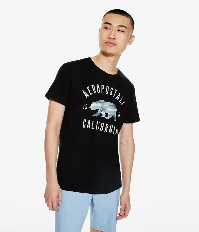 Men's Sweaters for WinterAeropostale Mens Camo Bear Graphic Tee