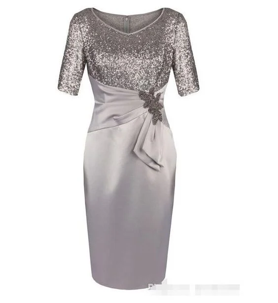 women's smart casual dressesV Neck Sheath Mother of the Bride Dresses homecoming with Sequins cg23433 women's smart casual dressesV Neck Sheath Mother of the Bride Dresses homecoming with Sequins cg23433