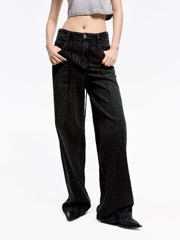 Sustainable Eco-Friendly Men's JeansSeams Detail Cotton Jeans